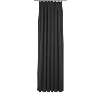 Vorhang WIRTH "Trondheim B", schwarz, B:132cm H:195cm, Polyacryl, Gardinen, nach Maß Image