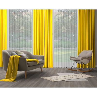 Vorhang WIRTH "Dim out", gelb, B:142cm H:225cm, Polyester, Gardinen, nach Maß Image