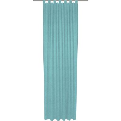 Vorhang WIRTH "Trondheim B", blau (türkis), B:132cm H:365cm, Polyacryl, Gardinen, nach Maß Image