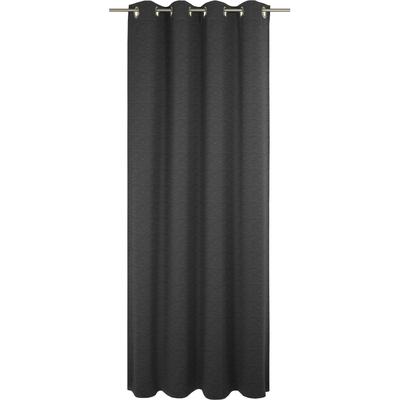 Vorhang WIRTH "Trondheim B", schwarz, B:132cm H:245cm, Polyacryl, Gardinen, nach Maß Image