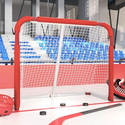 vidaXL Hockey Goal Red and White 53.9