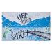 Life is Better at the Lake Doormat 18" x 30" - 30