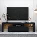 Modern TV Stand with 20 Colors LED Lights and Remote Control (For up to 70 Flat-Screen TV)