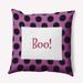 Halloween Boo Dots Accent Pillow