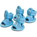 Pet Shoes Dog Sandals Shoes Comfortable Blue 2#