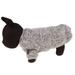 Pet Supplies 1Pieces Dog Sweater Winter Pet Clothes Dog Outfit Soft Cat Sweater Dog Sweatshirt for Small Dog Puppy Cat Pet Accessories Cotton Grey