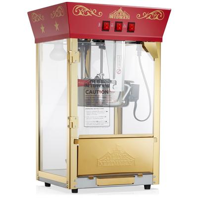 Movie TheaterStyle Countertop Popcorn Machine with 8oz Kettle