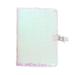 NUOLUX PET Sequin Notebook Notepad Memo Notebook with Lock Note Pads Schedule Checklist for Diary Journal Travel (Light Pink)