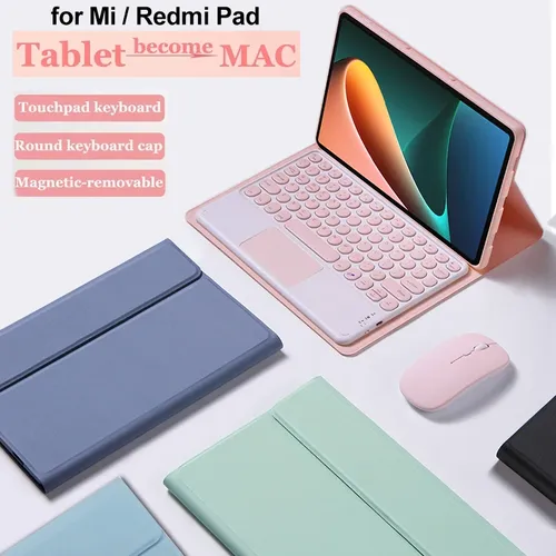Tablet-Abdeckung für Mi Pad 6 Pro 11in Tastatur hülle für Xiaomi Pad 5 Pro 11 12 4 Zoll Tastatur