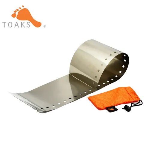 Toaks titan windschutz scheibe WSC-01 camping ofen windschutz gasherd wind dicht ultraleicht für