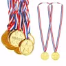 10 stücke Kind Goldmedaillen Kunststoff simulierte Gewinner Award Medaillen mit Band Kinder Party
