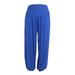 knqrhpse Cargo Pants Women Sweatpants Women Dance Casual Loose Cotton Yoga Pants Womens Elastic Sports Soft Plus Size Pants Pants For Women Blue 3XL