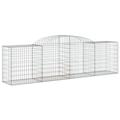 Anself Arched Gabion Basket 118.1 x19.7 x31.5 /39.4 Galvanized Iron