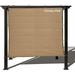 Sun Shade Privacy Panel With Grommets On 4 Sides For Patio Awning Window Cover Pergola Or Gazebo (Walnut 10 X 8 )