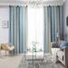 Yipa Rainbow Star Double Layer Blackout Curtain Room Darkening Curtain For Bedroom Thermal Insulated Curtain Panel For Living Room Grommet Eyelet Ring Top Window Drape Kids Girl Room Window Treatments