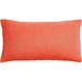 Lumbar Pillow | 20 X 12 Indoor/Outdoor | Multiple Sunbrella Fabric Available (Sunbrella Melon)
