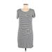 Splendid Casual Dress - Shift: Black Marled Dresses - Women's Size Small