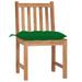 Anself Patio Chairs 4 pcs with Cushions Solid Teak Wood