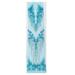 Farfi Cloth Sticker Soft Hand Embroidery Tear-resistant DIY Clothing Polyester Lace Wedding Dress Applique Sewing Shop (Lake Blue)