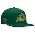 Men's Fanatics Branded Green Oakland Athletics Circle Script Snapback Hat