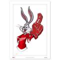 Bugs Bunny Detroit Red Wings 14" x 20" Looney Tunes Limited Edition Fine Art Print