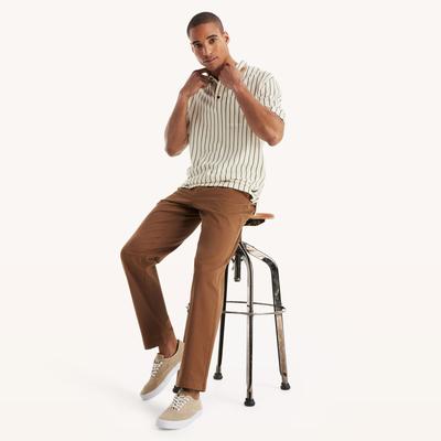 Nautica Men's Classic Fit Deck Pant Paddle Brown, 38x34