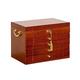 FOUNCY Wooden Jewelry Storage Box Vintage Solid Wood Jewellery Storage Box Five Drawer Necklace Ring Earring Solid Wood Storage Box