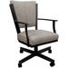 Red Barrel Studio® Jamaro Arm Chair in Beige Upholstered/Fabric in Black | 35 H x 22 W x 20 D in | Wayfair 65094ABCEAE5405E85E285EF527EA507
