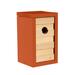 Millwood Pines Brockley 11 in x 6.5 in x 6.5 in Birdhouse Wood in Brown | 11 H x 6.5 W x 6.5 D in | Wayfair 2FAF00B0B07546E69BA0CB927B4A3D7F