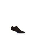 Mens and Ladies 1 Pair Falke Cool Kick Trainer Socks Black 5.5-7.5 Unisex