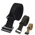 Men's Belt Tactical Nylon Belt Military Waistband Heavy Duty Combat Training Waist Belt 100-125CM