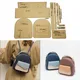 Handmade Leather Ladies Shoulder Bag Casual Backpack Sewing Pattern Hard Kraft Paper Mold Template