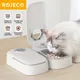 ROJECO 2 Meals Automatic Pet Feeder Smart Cat Food Dispenser For Wet & Dry Food Kibble Dispenser