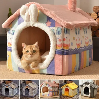 Foldable Dog House Dog Bed Pet Supplies Winter Small and Medium-sized Dogs Warm Pet Supplies Puppy