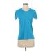 The North Face Active T-Shirt: Blue Activewear - Women's Size X-Small