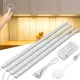 Küche LED Unter Kabinett Licht Penetrable Touch Schalter Holz Hand Scan Motion Sensor Dimmbare Bad