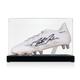 Martin Johnson Signed Rugby Boot. In Display Case