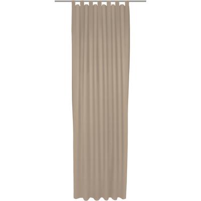 Vorhang ADAM "Uni Collection", braun (hellbraun), B:142cm H:305cm, Baumwolle (Bio-Baumwolle), Gardinen, nach Maß Image