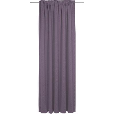 Vorhang WIRTH "Uni Collection", lila (aubergine), B:142cm H:195cm, Baumwolle (Bio-Baumwolle), Gardinen, nach Maß Image