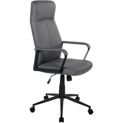 Chefsessel DUO COLLECTION "Conrad", grau (dunkelgrau, schwarz), H:126cm T:58cm, 75% Polyurethane, 25% Polyester, Stühle Image