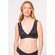 Bustier SLOGGI "ZERO Feel Flow Bralette" Gr. M, N-Gr, schwarz (black) Damen BHs Bustiers