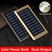 TASHHAR Solar Power Bank 10000mAh with Flashlight Portable Charger External Battery Backup Fast Charging for All CellPhones Tablets and Electronic Devices Black