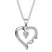 WQJNWEQ Valentines Day Decorations Love Heart Shaped Necklace Fashion Jewelry Perfect Memorial Pendant Jewelry Gift
