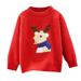 Baby Sweatshirt Xmas Toddler Child Kids Baby Girls Cute Cartoon Sweater Pullover Tops Outfits Christmas Toddler Sweatshirt A 140