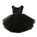 YDOJG Dresses For Girls Toddler Baby Girl Mesh Tulle Birthday Dresses Tutu Sleeveless Pageant Party Dress Girl Wedding Clothes For 3-4 Years