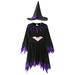 Tosmy Girls Dress Toddlers Girls Witch For Girls Witch Kids Fancy Party Dress Set With Hat Party Dress