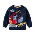 URMAGIC Toddler Boys Girls Sweatshirts Cute Cartoon Print Long Sleeve Pullover Crewneck Sweater
