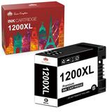 Tonerkingdom PGI 1200XL Ink For Canon 1200XL Ink Cartridge Canon PGI-1200XL Canon Maxify PGI 1200 use with Canon Maxify MB2720 MB2320 MB2020 MB2120 MB2350 MB2050 Printer (Black 1-Pack)