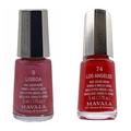 Mavala Mini Nail Polish 5ml - 9 Lisboa - 74 Los Angeles - Combi Pack