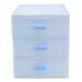 NUOLUX 1Pc Desktop Storage Box Drawer-type Box Multi-layer Jewelry Case for Girl